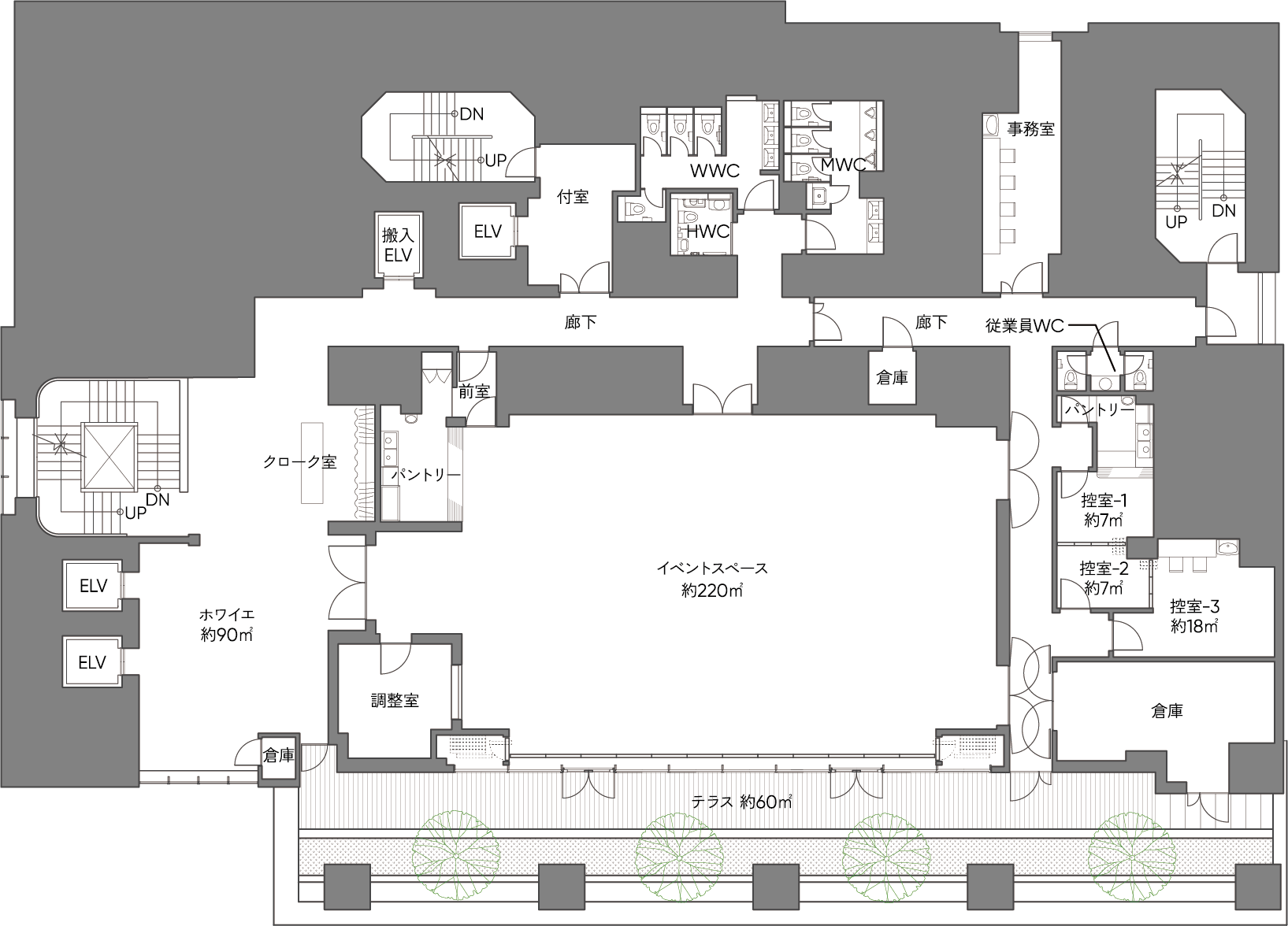 図面：フロアマップ